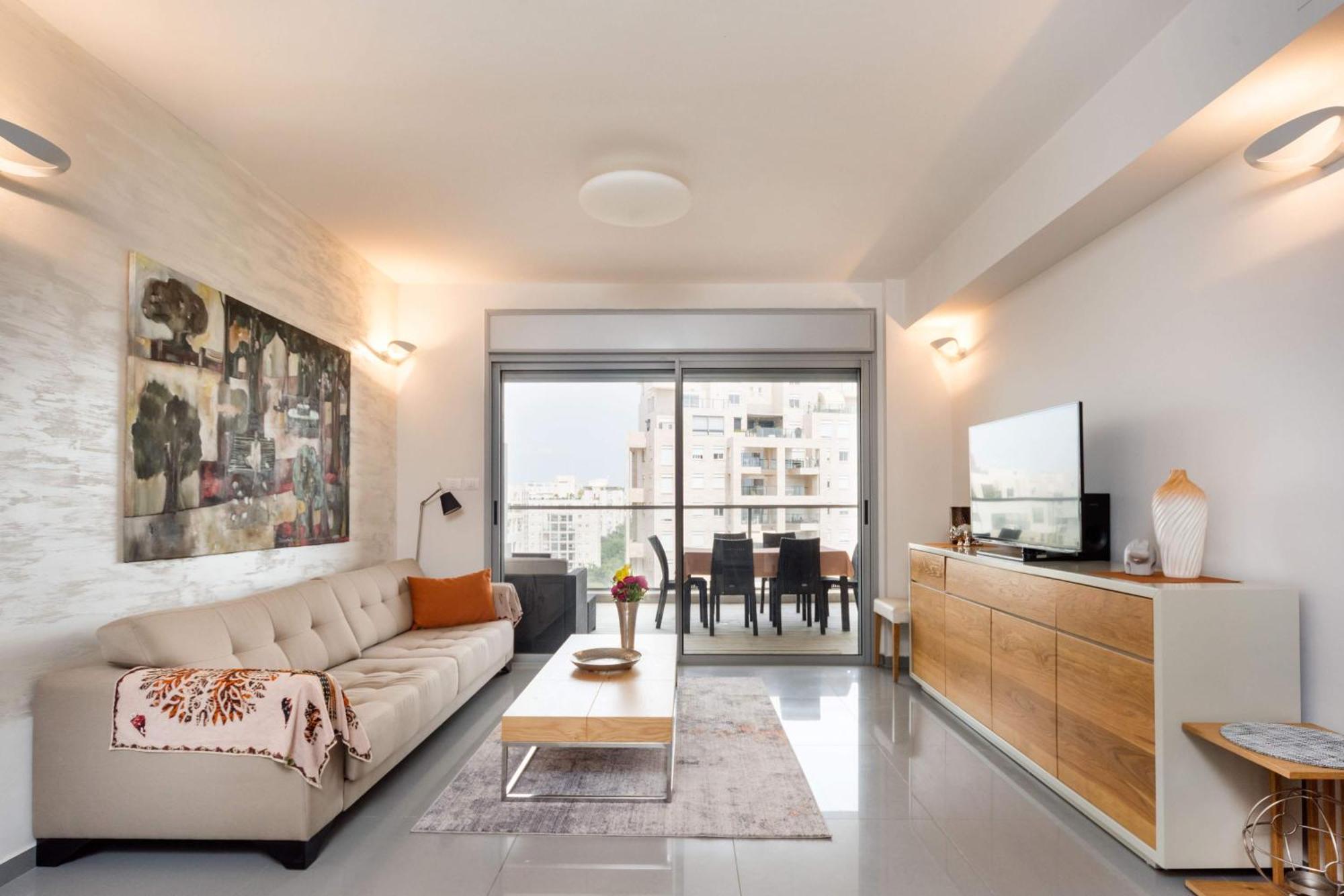 Urban Gem With Outdoor Lounge By Sea N' Rent Apartman Tel-Aviv Kültér fotó