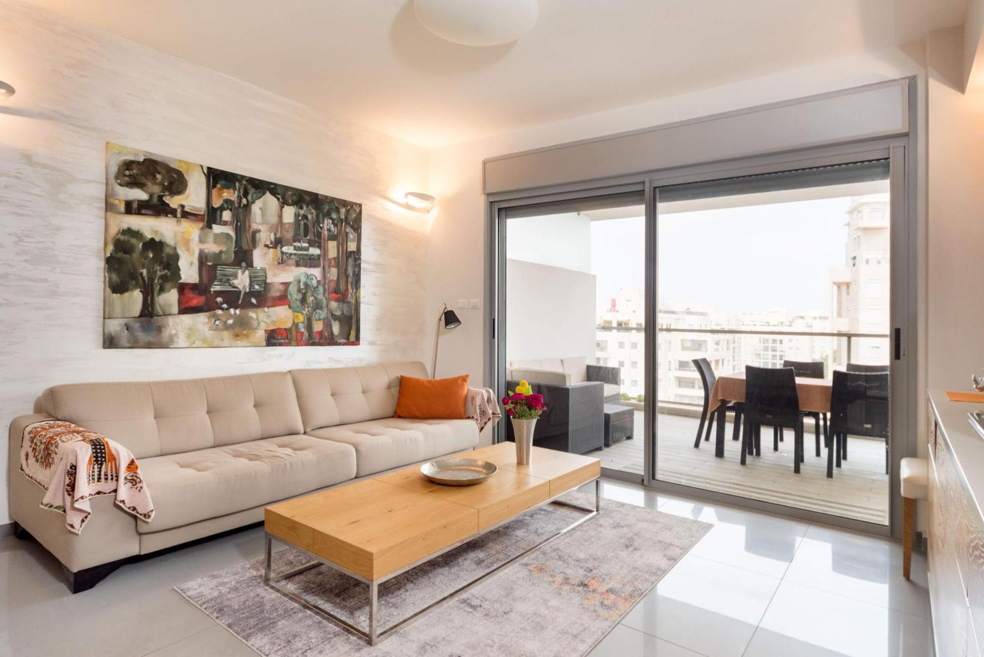 Urban Gem With Outdoor Lounge By Sea N' Rent Apartman Tel-Aviv Kültér fotó